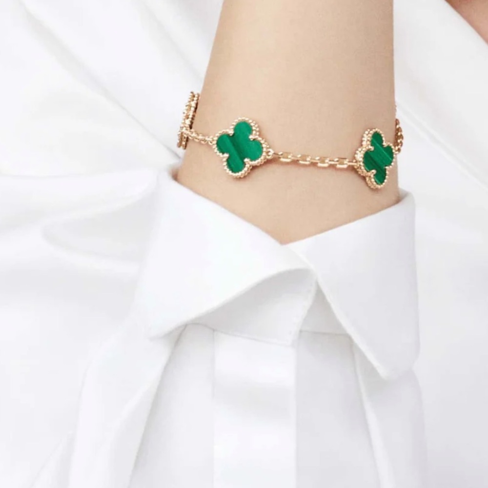 Alhambra Green Clover Bracelet - Picture 5 of 5